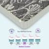 Memolatex Cool Gel Memory Foam Latex Foam Mattress (75 x 35 in, 8 Inches)