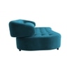 Henry Velvet 2 Seater Sofa T Blue Color