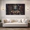 The Castle Decor Shiva Mahadev Wall Art Framed Painting 27x48 Inch