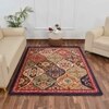 Multicolor Traditional Machine Made Polyester 2 X 5 Feet Carpet