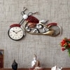 Craft Tree Metal Handpainted Decorative Bike  Clock Showpiece Dial Size 6''