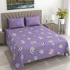 Threads Silky Touch Premium Super King Size Flat Bedsheet 275 x 275 cms