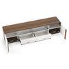Baltoro XL Engineered Wood Free Standing TV Unit in White Finish