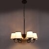 Devansh Steel Wall Mounted Lamp With Beige Jute Shade