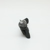 Aum Polyresin Figurine in Matte Black Colour
