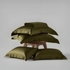 Stoa Paris Super King Size Bedsheet with 4 Pillow Covers  Size Olive Oasis