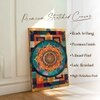 Abstract Geometric Mandala Canvas Wall Art 22 x 34 Inch