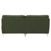 Osbert Velvet 3 Seater Sofa in Olive Green color