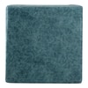 Verona Solid Wood Pouf Stool in Textured Cyan Blue Jackard fabric