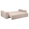 Riyab 3 Seater Pull Out Sofa cum Bed  in Beige Colour