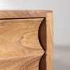 Claire Solid Acacia wood Sideboard with 3 Door in Natual Finish