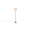 Earvin Beige Cotton Shade Floor Lamp