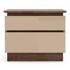 Sydney Bedside Table in Beige High Gloss Finish