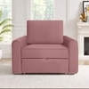 Clevam  Pull Out Sofa cum Bed  in Peach Colour