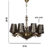 Devansh Metal Electric Wall Light in Multi Colour with Multi Shade Count of 2 Lights