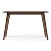 Lawson Solid Wood 4 Seater Dining Table In Walnut Finish