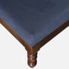 Nilaya Sheesham Wood Nesting Coffee Table Set in Provincial Teak Finish with Cushioned Stools