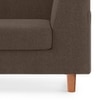 Rubik Essential 2 Seater Fabric Sofa in Daschund Brown Colour