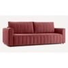 Beliss 3 Seater Pull Out Sofa cum Bed  in Pink Colour
