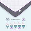 Dual Comfort - Hard & Soft- with Comfort Cubes and Rebotech Tec Queen Size Mattress (84 x 66 in, 5 Inches)