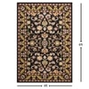 Presto Black Traditional Hand Tufted Wool Carpet 4X6 Feet