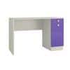 Celestia Kids Study Desk with Shuttered Cabinet and Drawer in Lavender Purple Colour