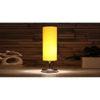 Yellow cotton table lamp with Steel Base -44