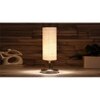 White Jute table lamp with Steel Base -49