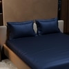 Stoa Paris 300TC UltrSatin King Bedsheet Set Satin King Mystique Blue