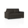 Apollo Compact 2 Seater  Fabric Sofa In Stone Grey Velvet Colour