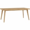 Scandinavian Loftus Large Dining Table Brown Natural Wood Finish