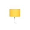 Ewan Yellow Cotton Shade Floor Lamp