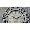 Scott White Engineered Wood Round Wall Clock