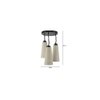 Ahmed White Natural Fiber Cluster Hanging Light