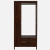 Sheesham Wood Open Wardrobe In Provincial Teak Finish