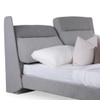 Antonio Upholstered Queen Size Non Storage Bed in Storm Grey
