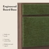 Rio Engineered Wood King Size Bed With Hydraulic Storage (Moss Green Colour)