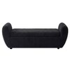 Redol Boucle 2 Seater Ottoman Bench with Storage  in Black Color