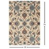 Presto Cream Traditional Hand Tufted Wool Carpet 5X7 Feet