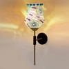 Devansh Metal Electric Wall Light in Black Colour with Multi Shade Count of 1 Light