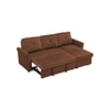 Scarlet  Pull Out Sofa cum Bed  in Brown Colour
