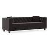 Windsor Premium 3 Seater Fabric Sofa in Pebble Grey Colour