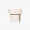 Buda Fabric Lounge Chair in Gold Colour