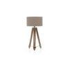 Kepler Tripod Floor Lamp Colour Natural Linen Drum Shade