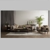 Scandinavian Mira One Seater Sofa Beige Matte Finish