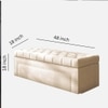 Edin Velvet 2 Seater Upholstered Bench with Storage Grey Colour