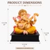 Devotional Shubh Samriddhi Ganesha Statue in Multicolor Colour