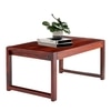 Hamstreet Sheesham Wood Contemporary Rectangle Coffee Table In Honey Finish