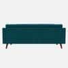 Reiti Velvet 3 Seater Sofa Teal in Blue Colour