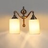 Devansh Metal Electric Wall Light in off-white Colour with off-white Shade Count of 2 Lights